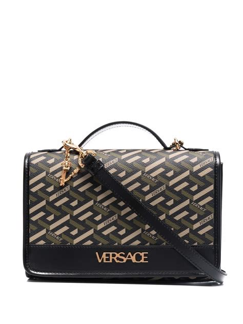 versace la greca shoulder bag|versace greek shoulder bag.